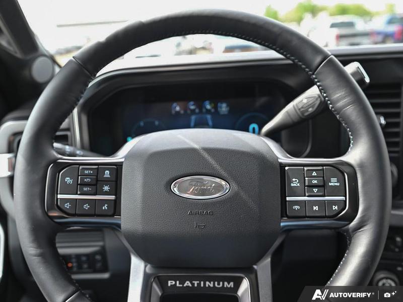 NEW 2026 Ford F-350 Super Duty Platinum Tremor - Agate Black Exterior / BLACK ONYX/BLUE LEATHER Interior - $136,453 - Stock #E60443 - VIN 1FT8W3BM7TED99614 - Photo 14