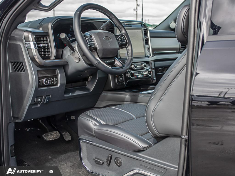 NEW 2026 Ford F-350 Super Duty Platinum - Agate Black Exterior / BLACK ONYX/BLUE LEATHER Interior - $114,915 - Stock #D60311 - VIN 1FT8W3BT6TED85081 - Photo 13