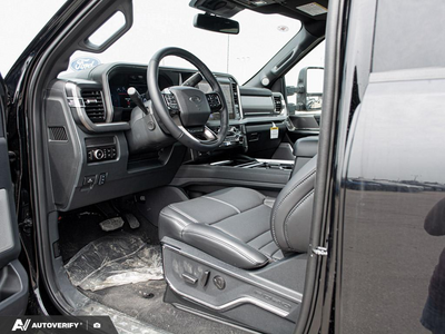 NEW 2026 Ford F-350 Super Duty Platinum - BLACK ONYX/PLATINUM BLUE, UNIQUE PLATINUM LEATHER 40/CONSOLE/40 Interior - $121,938 - Stock #D60753 - VIN 1FT8W3BMXTEE03297