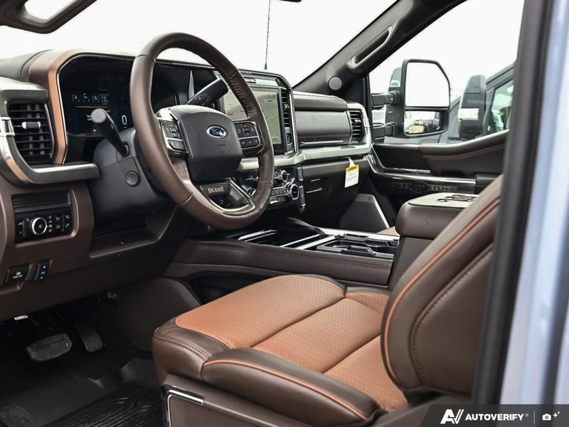 NEW 2026 Ford F-350 Super Duty King Ranch - Glacier Gray Exterior / JAVA LEATHER Interior - $120,681 - Stock #E60948 - VIN 1FT8W3BM6TEE96111 - Photo 13