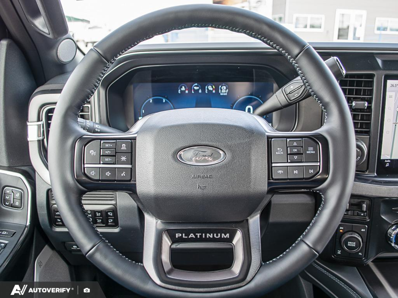NEW 2026 Ford F-350 Super Duty Platinum - Agate Black Exterior / BLACK ONYX/BLUE LEATHER Interior - $114,915 - Stock #D60311 - VIN 1FT8W3BT6TED85081 - Photo 14