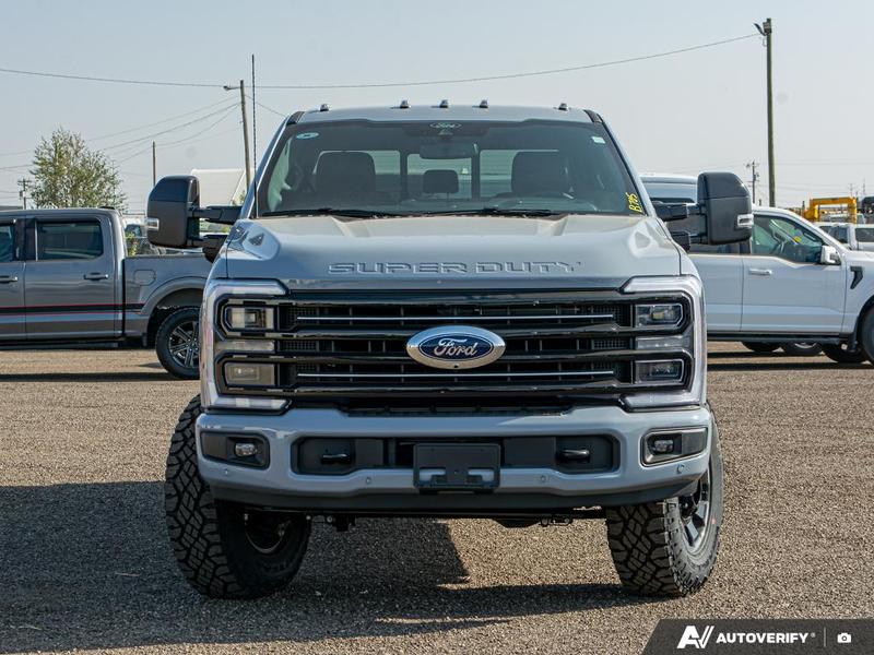 NEW 2026 Ford F-350 Super Duty Platinum Tremor - Glacier Gray Exterior / BLACK ONYX/BLUE LEATHER Interior - $134,693 - Stock #E60035 - VIN 1FT8W3BM4TEC29646 - Photo 2