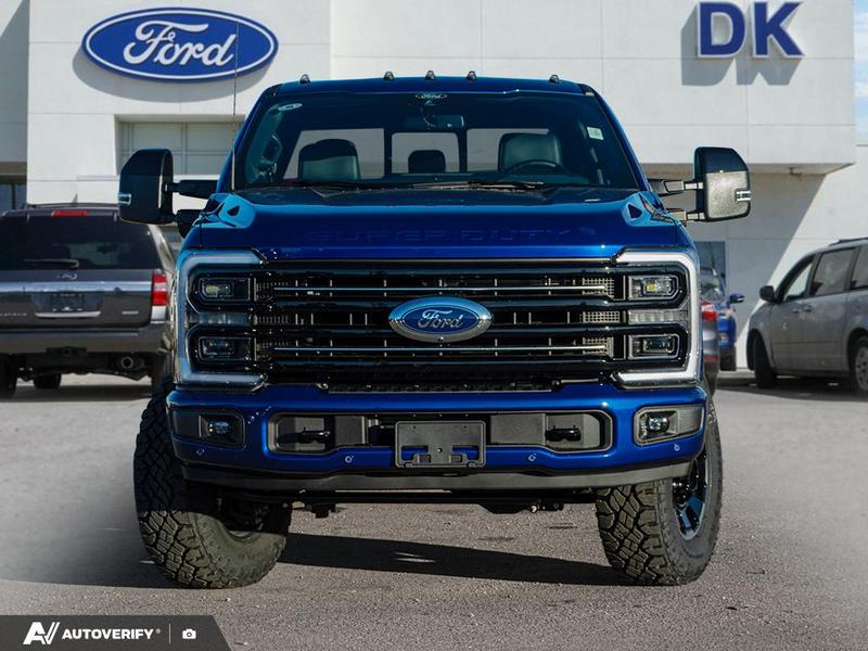 NEW 2026 Ford F-350 Super Duty Platinum - Argon Blue Metallic Exterior / BLACK LEATHER Interior - $123,566 - Stock #D60075 - VIN 1FT8W3BTXTEC87400 - Photo 2