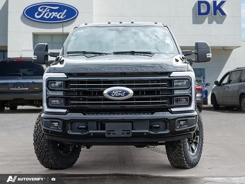 NEW 2026 Ford F-350 Super Duty Platinum - Agate Black Exterior / BLACK ONYX/BLUE LEATHER Interior - $125,916 - Stock #D60355 - VIN 1FT8W3BT0TEE03431 - Photo 2