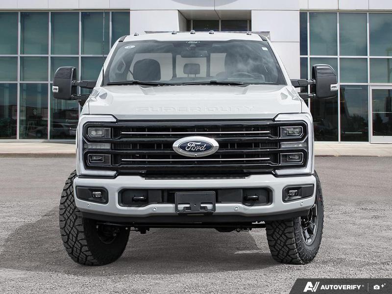 NEW 2026 Ford F-350 Super Duty Platinum - Avalanche Exterior / BLACK ONYX/BLUE LEATHER Interior - $136,453 - Stock #E60547 - VIN 1FT8W3BMXTEE28748 - Photo 2