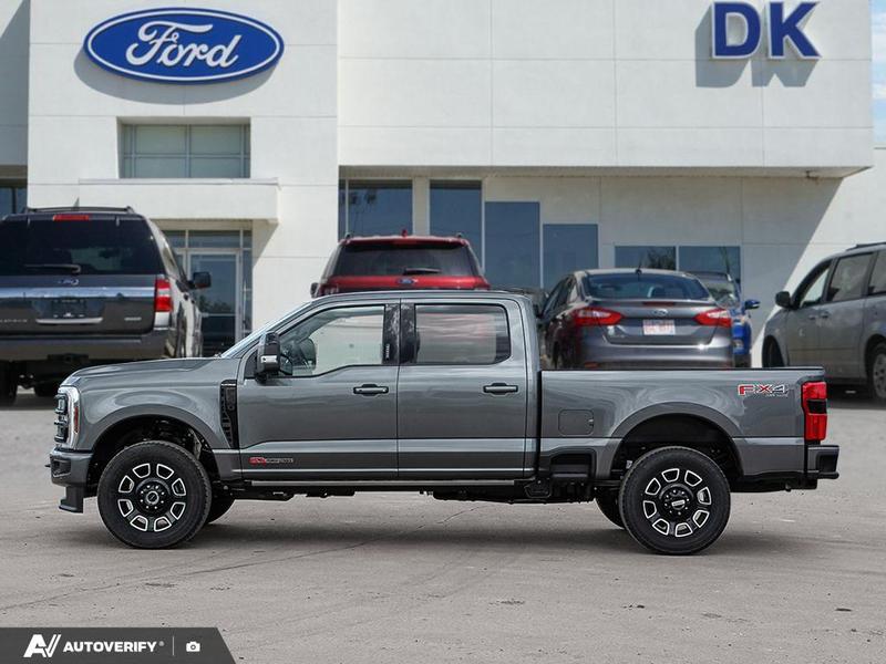 NEW 2026 Ford F-350 Super Duty Platinum - Carbonized Grey Metallic Exterior / BLACK ONYX/BLUE LEATHER Interior - $124,761 - Stock #D60444 - VIN 1FT8W3BMXTEE27115 - Photo 2
