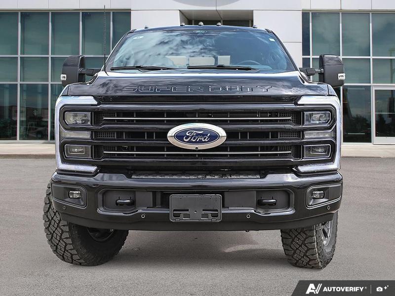 NEW 2026 Ford F-350 Super Duty Platinum Tremor - Agate Black Exterior / BLACK ONYX/BLUE LEATHER Interior - $136,453 - Stock #E60443 - VIN 1FT8W3BM7TED99614 - Photo 2
