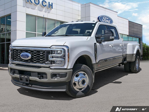 NEW 2026 Ford F-350 Super Duty King Ranch DRW - Star White/marsh Grey Accent Exterior - $120,616 - Stock #E60586 - VIN 1FT8W3DM1TEE28795