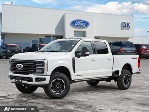 NEW 2026 Ford F-350 Super Duty Platinum - Star White Tri-Coat Exterior - $123,675 - Stock #D60358 - VIN 1FT8W3BM1TEE07738