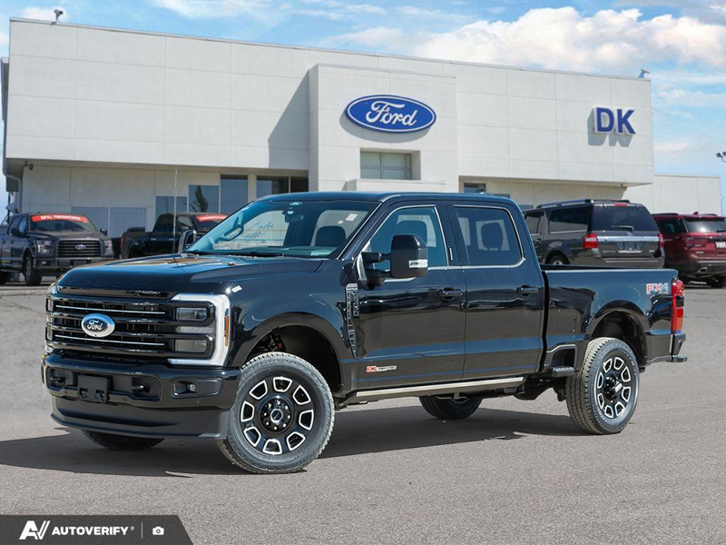 NEW 2026 Ford F-350 Super Duty Platinum - Agate Black Exterior / BLACK ONYX/BLUE LEATHER Interior - $119,261 - Stock #D60434 - VIN 1FT8W3BM6TEE29167 - Photo 1