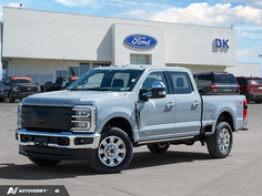 NEW 2026 Ford F-350 Super Duty King Ranch - Glacier Gray Exterior - $113,322 - Stock #D60562 - VIN 1FT8W3BT6TED93133