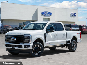 NEW 2026 Ford F-350 Super Duty Platinum - Star White Tri-coat Metallic Exterior - $134,154 - Stock #D60638 - VIN 1FT8W3BM4TEE13999