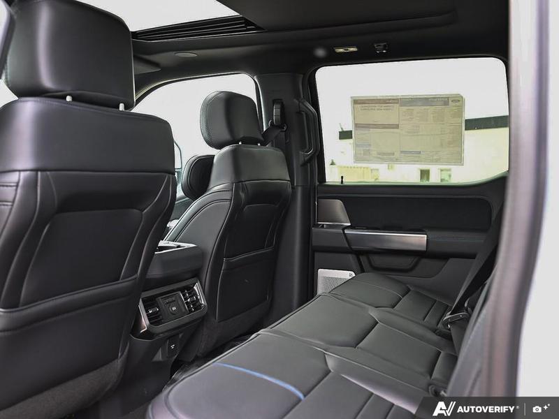 NEW 2026 Ford F-350 Super Duty Platinum - Glacier Gray Exterior / BLACK ONYX/BLUE LEATHER Interior - $137,253 - Stock #E60442 - VIN 1FT8W3BM1TED99091 - Photo 23