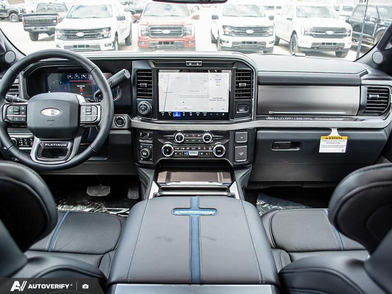 NEW 2026 Ford F-350 Super Duty Platinum - Agate Black Exterior / BLACK ONYX/BLUE LEATHER Interior - $120,761 - Stock #D60436 - VIN 1FT8W3BT6TEE26681 - Photo 25