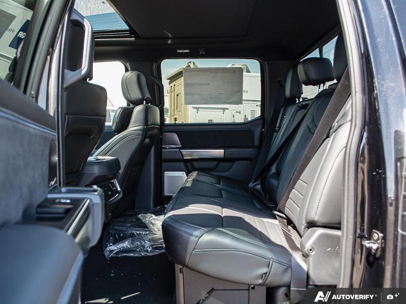 NEW 2026 Ford F-350 Super Duty Platinum Long Box - Agate Black Exterior / BLACK ONYX/BLUE LEATHER Interior - $129,948 - Stock #E60376 - VIN 1FT8W3BM2TED95941 - Photo 25