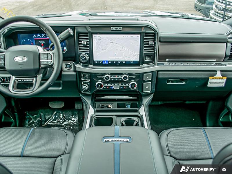 NEW 2026 Ford F-350 Super Duty Platinum Tremor - Argon Blue Metallic Exterior / BLACK ONYX/BLUE LEATHER Interior - $133,893 - Stock #E60017 - VIN 1FT8W3BM1TEC04574 - Photo 26