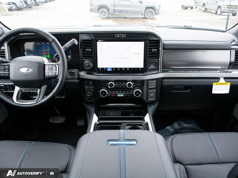 NEW 2026 Ford F-350 Super Duty Platinum - Agate Black Exterior / BLACK ONYX/BLUE LEATHER Interior - $124,761 - Stock #D60306 - VIN 1FT8W3BM5TED97599 - Photo 26