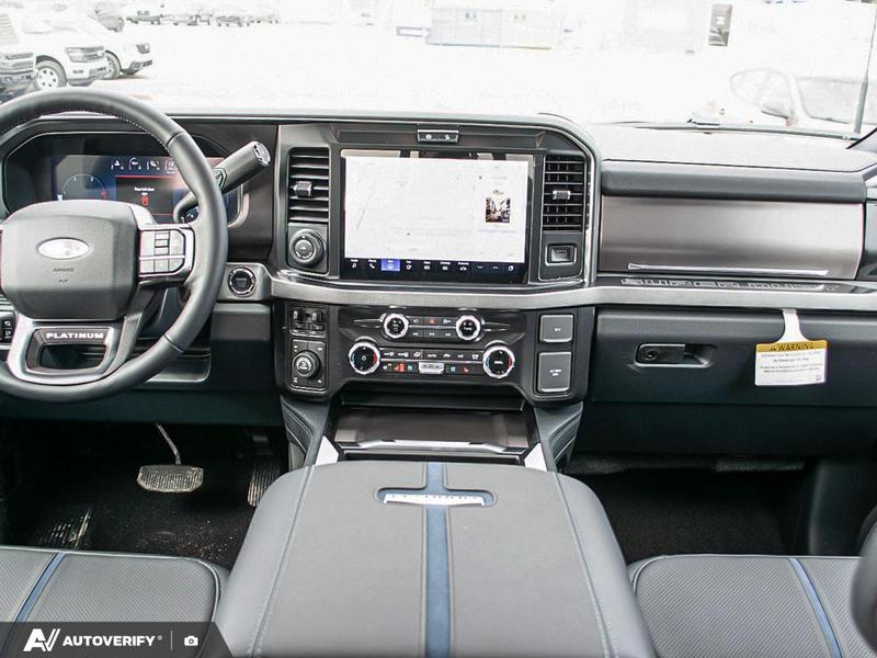 NEW 2026 Ford F-350 Super Duty Platinum - Agate Black Exterior / BLACK ONYX/BLUE LEATHER Interior - $125,916 - Stock #D60355 - VIN 1FT8W3BT0TEE03431 - Photo 26