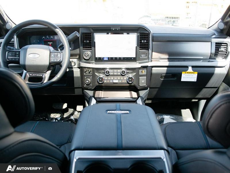NEW 2026 Ford F-350 Super Duty Platinum - Carbonized Grey Metallic Exterior / BLACK ONYX/BLUE LEATHER Interior - $120,761 - Stock #D60428 - VIN 1FT8W3BT1TEE29312 - Photo 26