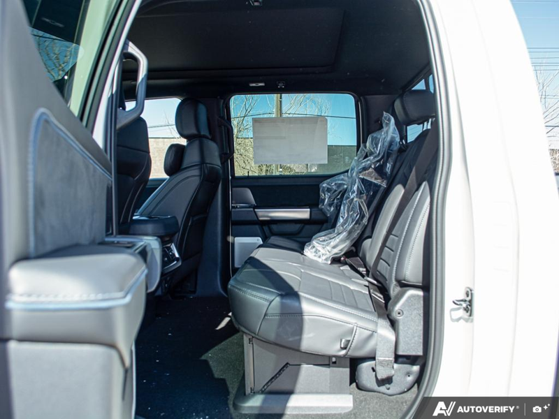 NEW 2026 Ford F-350 Super Duty Platinum - Star White Tri-coat Metallic Exterior / BLACK ONYX/BLUE LEATHER Interior - $120,989 - Stock #E60567 - VIN 1FT8W3BM4TEE27904 - Photo 25