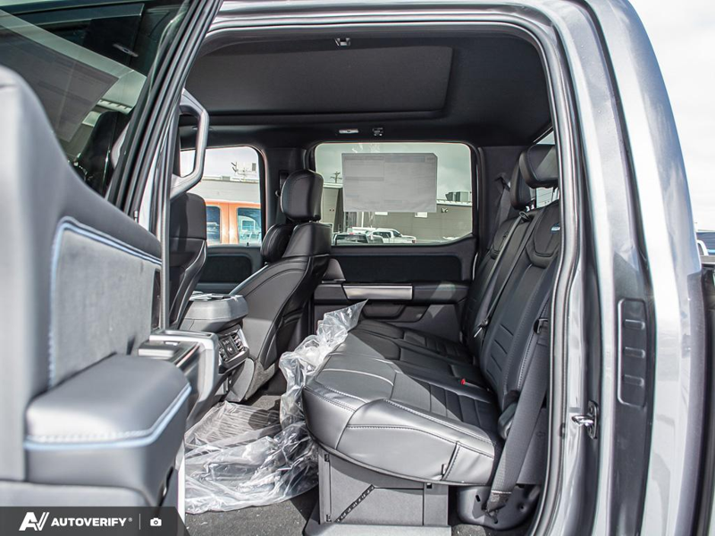 NEW 2026 Ford F-350 Super Duty Platinum - Carbonized Grey Metallic Exterior / BLACK ONYX/BLUE LEATHER Interior - $115,436 - Stock #D60348 - VIN 1FT8W3BT2TEE05424 - Photo 25