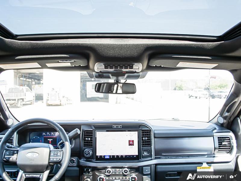 NEW 2026 Ford F-350 Super Duty Platinum Long Box - Agate Black Exterior / BLACK ONYX/BLUE LEATHER Interior - $129,948 - Stock #E60376 - VIN 1FT8W3BM2TED95941 - Photo 27