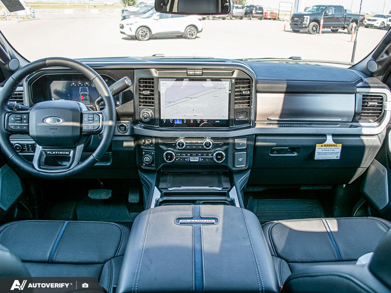 NEW 2026 Ford F-350 Super Duty Platinum - Avalanche Exterior / BLACK ONYX/PLATINUM BLUE, UNIQUE PLATINUM LEATHER 40/CONSOLE/40 Interior - $140,096 - Stock #D60791 - VIN 1FT8W3BMXTED92978 - Photo 26