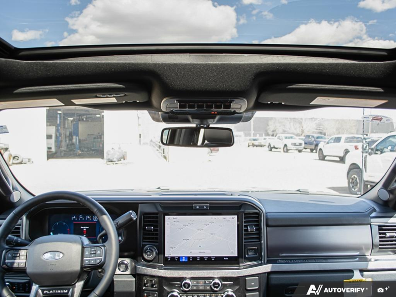 NEW 2026 Ford F-350 Super Duty Platinum Tremor - Agate Black Exterior / BLACK ONYX/BLUE LEATHER Interior - $125,720 - Stock #E60283 - VIN 1FT8W3BM8TED60496 - Photo 27