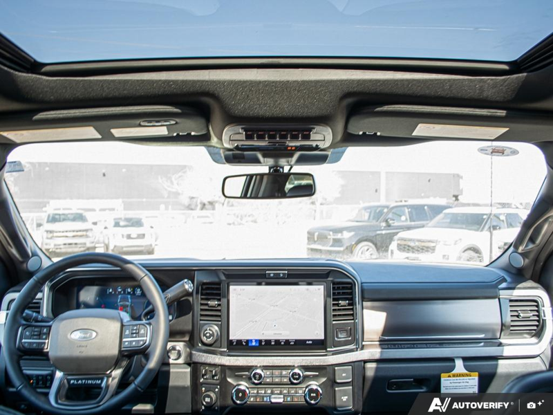 NEW 2026 Ford F-350 Super Duty Platinum - Star White Tri-coat Metallic Exterior / BLACK ONYX/BLUE LEATHER Interior - $120,989 - Stock #E60567 - VIN 1FT8W3BM4TEE27904 - Photo 27