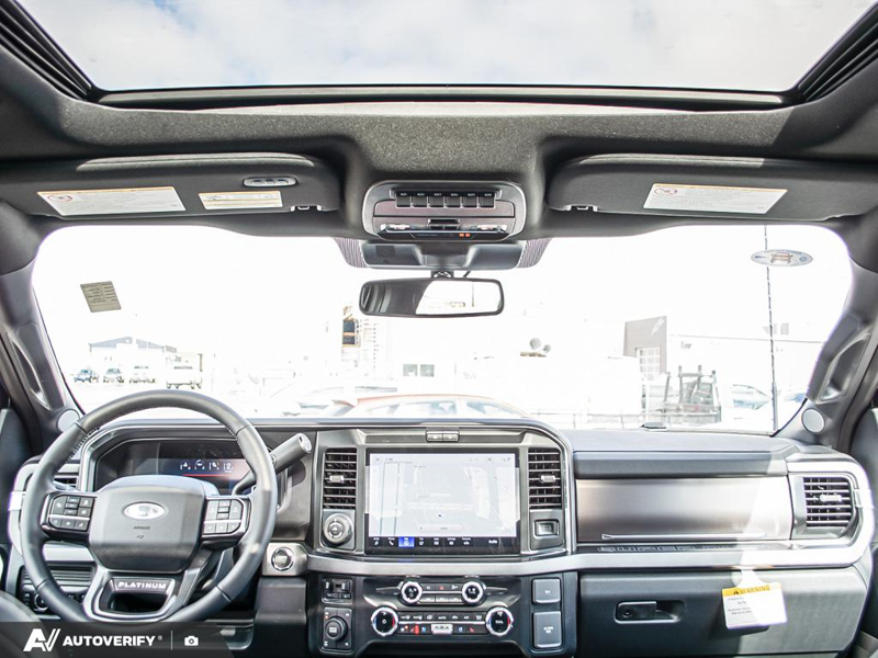 NEW 2026 Ford F-350 Super Duty Platinum - Carbonized Grey Metallic Exterior / BLACK ONYX/BLUE LEATHER Interior - $115,436 - Stock #D60348 - VIN 1FT8W3BT2TEE05424 - Photo 27
