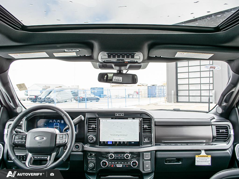 NEW 2026 Ford F-350 Super Duty Platinum - Star White Tri-coat Metallic Exterior / BLACK ONYX/BLUE LEATHER Interior - $125,216 - Stock #D60358 - VIN 1FT8W3BM1TEE07738 - Photo 27