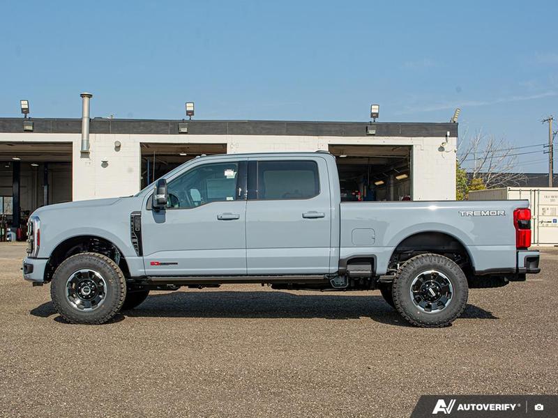 NEW 2026 Ford F-350 Super Duty Platinum Tremor - Glacier Gray Exterior / BLACK ONYX/BLUE LEATHER Interior - $134,693 - Stock #E60035 - VIN 1FT8W3BM4TEC29646 - Photo 3