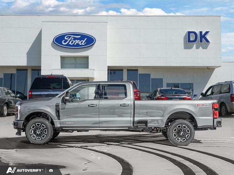 NEW 2026 Ford F-350 Super Duty Platinum - Carbonized Grey Metallic Exterior / BLACK ONYX/BLUE LEATHER Interior - $121,361 - Stock #D60348 - VIN 1FT8W3BT2TEE05424 - Photo 3