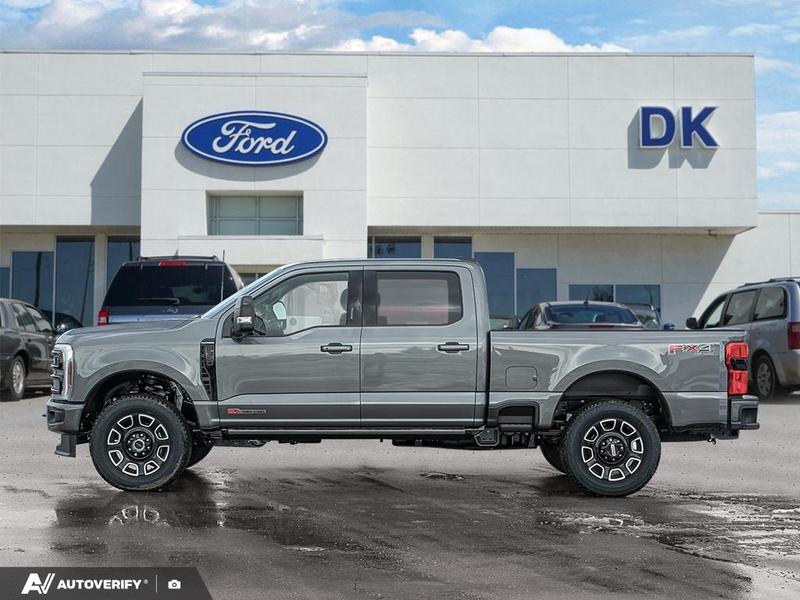 NEW 2026 Ford F-350 Super Duty Platinum - Carbonized Grey Metallic Exterior / BLACK ONYX/BLUE LEATHER Interior - $124,761 - Stock #D60347 - VIN 1FT8W3BM3TEE05392 - Photo 3