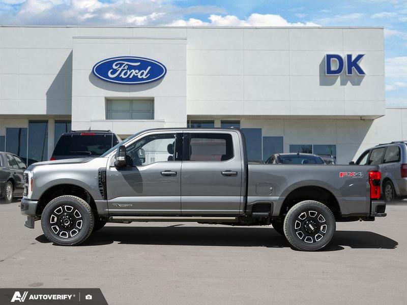 NEW 2026 Ford F-350 Super Duty Platinum - Carbonized Grey Metallic Exterior / BLACK ONYX/BLUE LEATHER Interior - $120,761 - Stock #D60428 - VIN 1FT8W3BT1TEE29312 - Photo 3