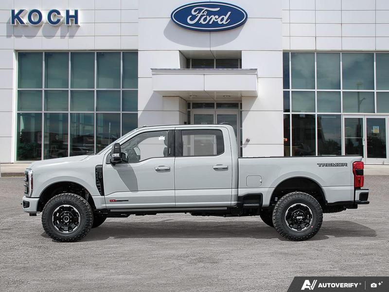 NEW 2026 Ford F-350 Super Duty Platinum - Avalanche Exterior / BLACK ONYX/BLUE LEATHER Interior - $136,453 - Stock #E60547 - VIN 1FT8W3BMXTEE28748 - Photo 3
