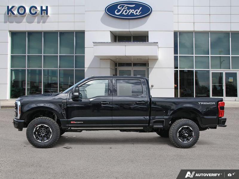 NEW 2026 Ford F-350 Super Duty Platinum Tremor - Agate Black Exterior / BLACK ONYX/BLUE LEATHER Interior - $136,453 - Stock #E60443 - VIN 1FT8W3BM7TED99614 - Photo 3