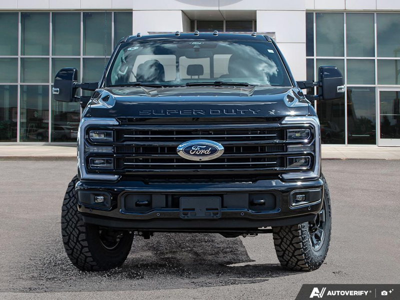 NEW 2026 Ford F-350 Super Duty Platinum Tremor - Agate Black Exterior / BLACK ONYX/BLUE LEATHER Interior - $125,720 - Stock #E60283 - VIN 1FT8W3BM8TED60496 - Photo 2