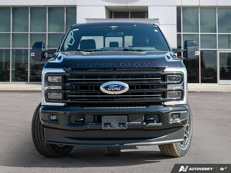 NEW 2026 Ford F-350 Super Duty Platinum - Agate Black Exterior / BLACK ONYX/BLUE LEATHER Interior - $126,948 - Stock #E60572 - VIN 1FT8W3BM9TEE28806 - Photo 2