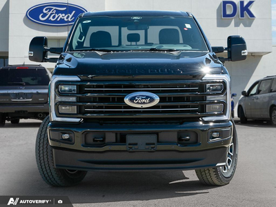 NEW 2026 Ford F-350 Super Duty Platinum - Agate Black Exterior - $118,956 - Stock #D60434 - VIN 1FT8W3BM6TEE29167