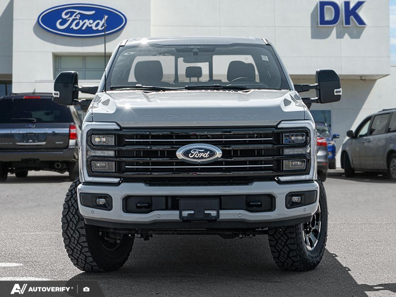 NEW 2026 Ford F-350 Super Duty Platinum - Avalanche Exterior / BLACK ONYX/PLATINUM BLUE, UNIQUE PLATINUM LEATHER 40/CONSOLE/40 Interior - $140,096 - Stock #D60791 - VIN 1FT8W3BMXTED92978 - Photo 2