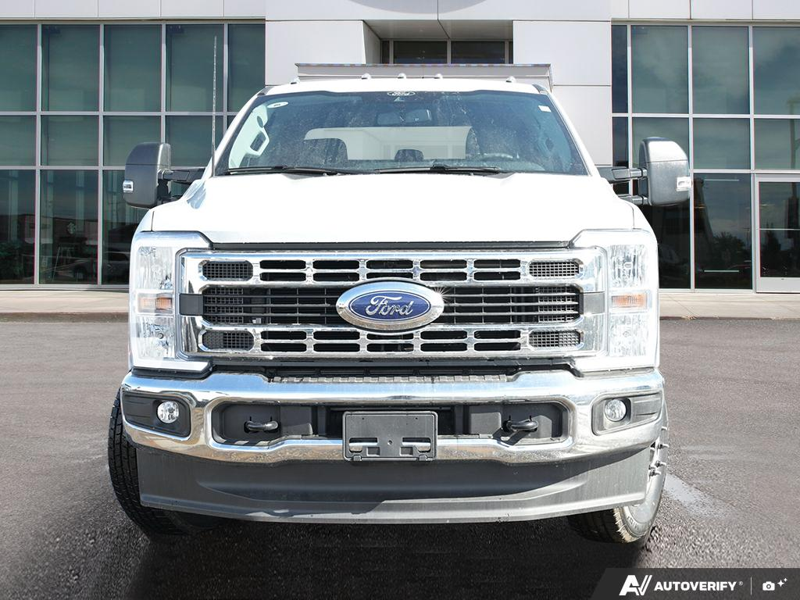 NEW 2026 Ford F-350 Super Duty XLT Cab N Chassis - Oxford White Exterior / MEDIUM DARK SLATE CLOTH Interior - $97,914 - Stock #E60337 - VIN 1FD8W3HT1TED93575 - Photo 2