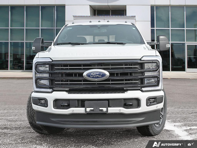 NEW 2026 Ford F-350 Super Duty Platinum - Star White Tri-coat Metallic Exterior - $119,878 - Stock #E60392 - VIN 1FT8W3BT6TED89079