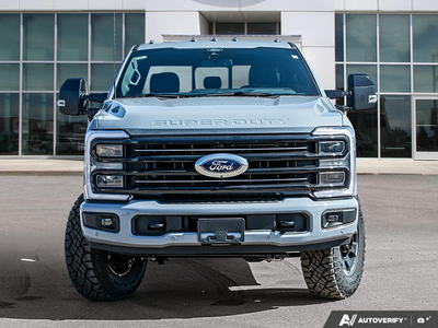 NEW 2026 Ford F-350 Super Duty Platinum Tremor - Glacier Gray Exterior - $132,903 - Stock #E60535 - VIN 1FT8W3BM7TEE28383
