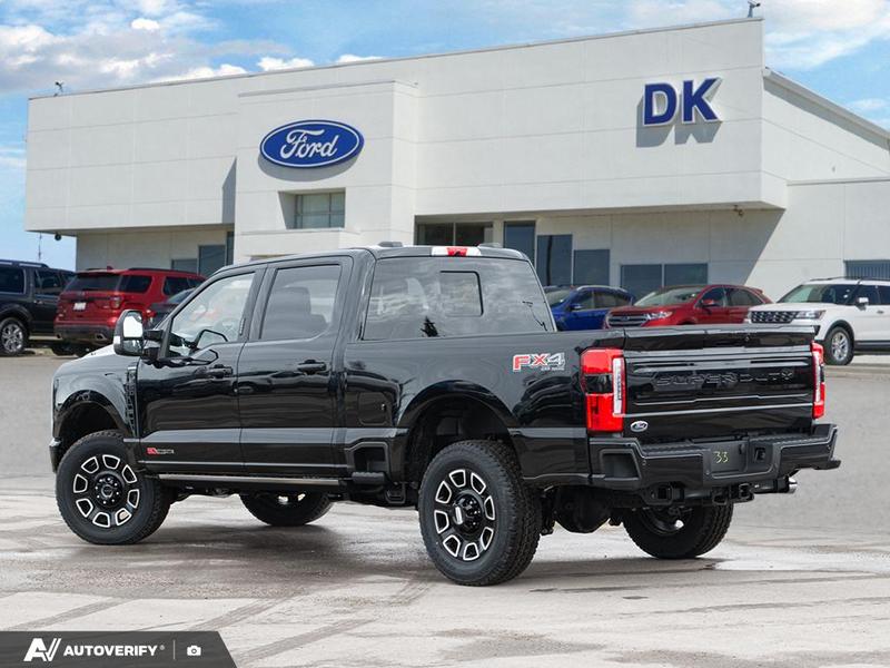 NEW 2026 Ford F-350 Super Duty Platinum - Agate Black Exterior / BLACK ONYX/BLUE LEATHER Interior - $124,761 - Stock #D60306 - VIN 1FT8W3BM5TED97599 - Photo 4