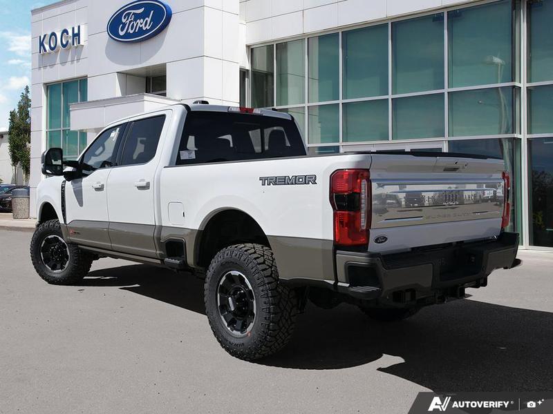 NEW 2026 Ford F-350 Super Duty King Ranch Tremor - Star White/marsh Grey Accent Exterior / JAVA LEATHER Interior - $129,788 - Stock #E60144 - VIN 1FT8W3BM6TED08221 - Photo 4