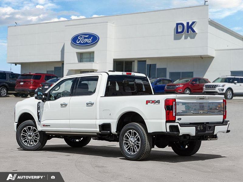 NEW 2026 Ford F-350 Super Duty Platinum - Star White Tri-coat Metallic Exterior / SMOKED TRUFFLE LEATHER Interior - $129,606 - Stock #D60450 - VIN 1FT8W3BM2TEE31398 - Photo 4