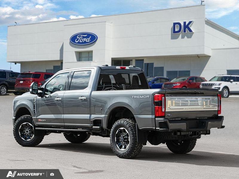 NEW 2026 Ford F-350 Super Duty Platinum - Carbonized Grey Metallic Exterior / SMOKED TRUFFLE LEATHER Interior - $133,960 - Stock #D60591 - VIN 1FT8W3BM7TEE31252 - Photo 4