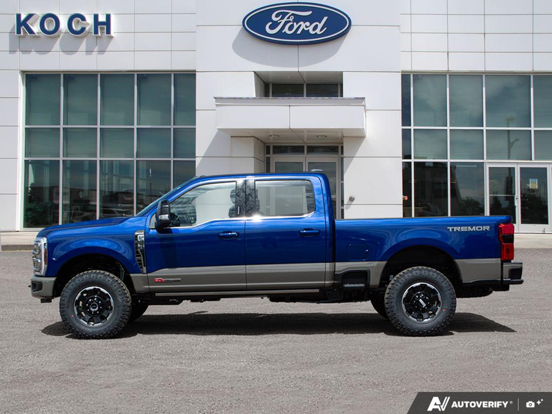 NEW 2026 Ford F-350 Super Duty King Ranch Tremor - Argon Blue/marsh Grey Exterior / JAVA LEATHER Interior - $126,767 - Stock #E60597 - VIN 1FT8W3BM6TEE28133 - Photo 3