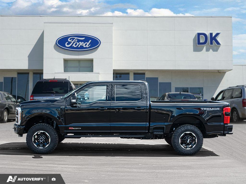 NEW 2026 Ford F-350 Super Duty Platinum - Agate Black Metallic Exterior / BLACK ONYX/PLATINUM BLUE, UNIQUE PLATINUM LEATHER 40/CONSOLE/40 Interior - $120,930 - Stock #D60703 - VIN 1FT8W3BM4TED65193 - Photo 3